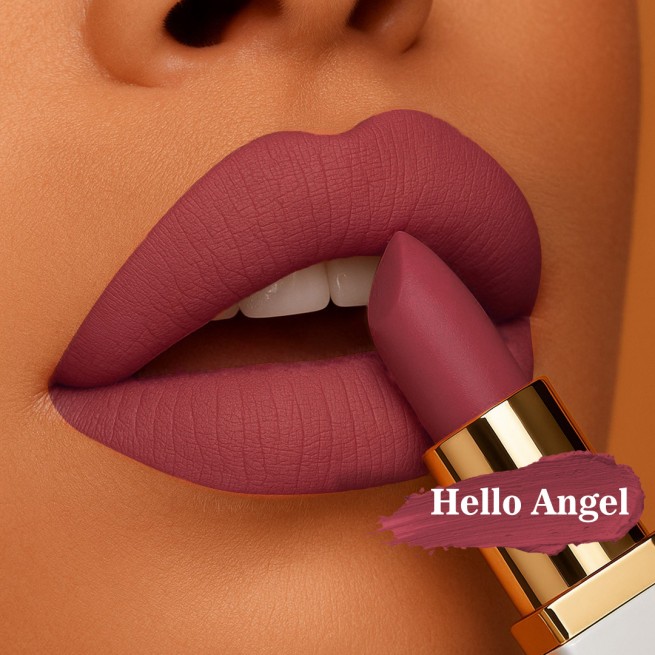 WABI Adored Color Velvet Lipstick - Hello Angel