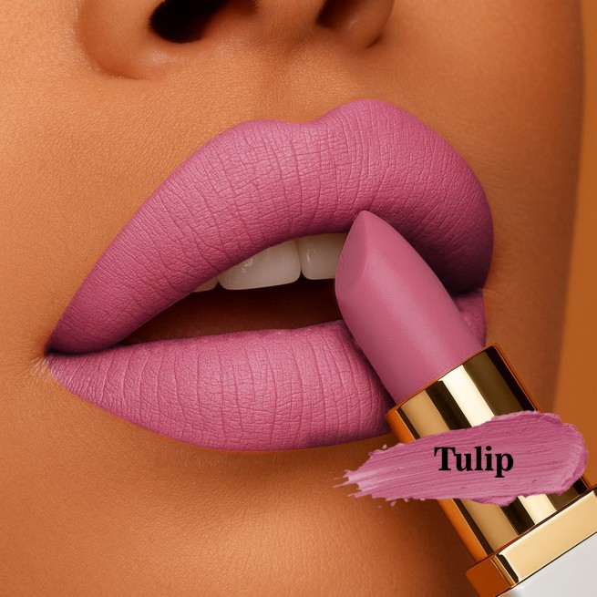 WABI Adored Color Velvet Lipstick - Tulip WABI Adored Color Velvet Lipstick - Tulip
