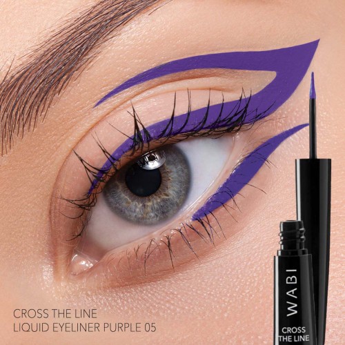 WABI Cross The Line Liquid Eyeliner Purple 05