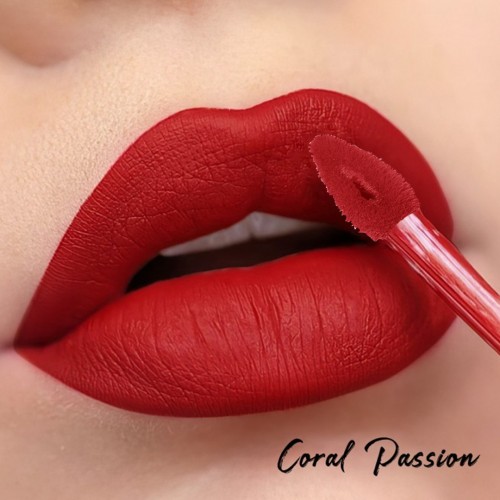 WABI Matte Revolution Liquid Lipstick - Coral Passion