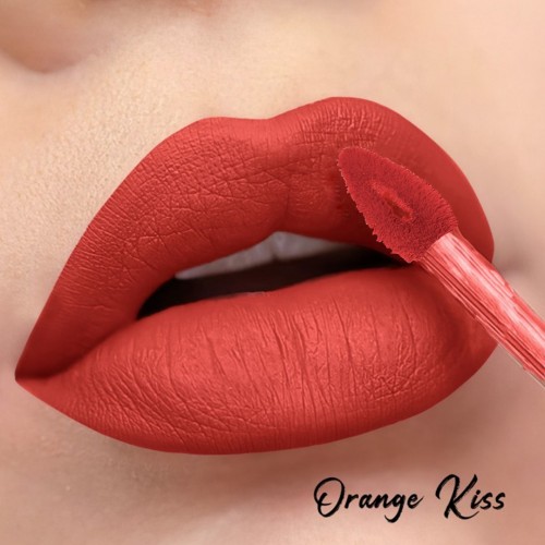WABI Matte Revolution Liquid Lipstick - Orange Kiss