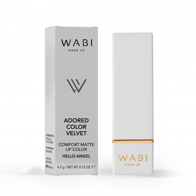 WABI Adored Color Velvet Lipstick - Hello Angel