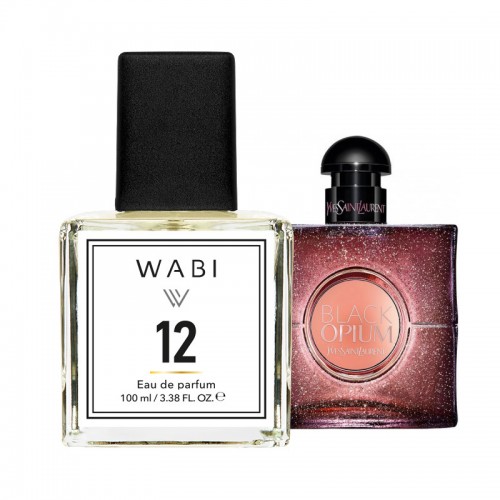 WABI PERFUME No 12 -  TYPE YSL BLACK OPIUM 100ML