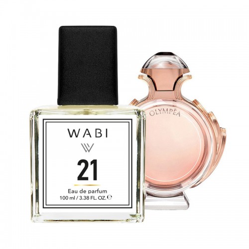 WABI PERFUME No 21 -  TYPE PACO RABANNE OLYMPEA 100ML