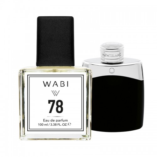 WABI PERFUME No 78 -  TYPE LEGEND - MONT BLANC 100ML