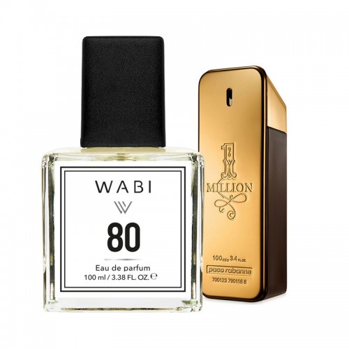 WABI PERFUME No 80 -  TYPE ONE MILLION MAN 100ML
