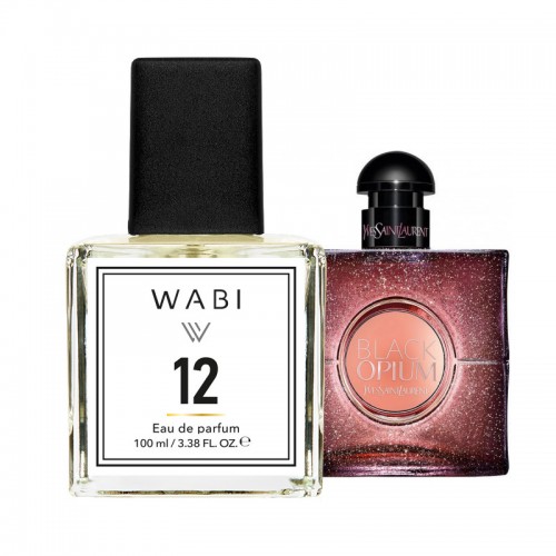 WABI PERFUME No 12 -  TYPE YSL BLACK OPIUM 50ML