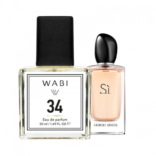 WABI PERFUME No 34 -  TYPE ARMANI SI 50ML