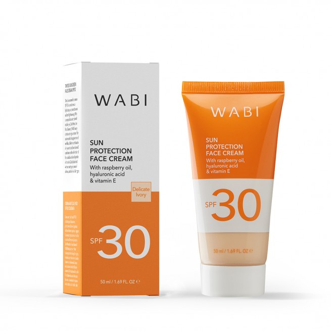 WABI Sun Protection Tinted Face Cream Delicate Ivory SPF 30