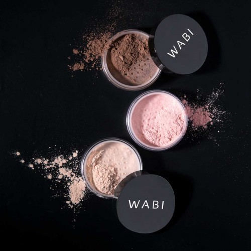 WABI Define Perfection Shimmering Loose Powder - Peach