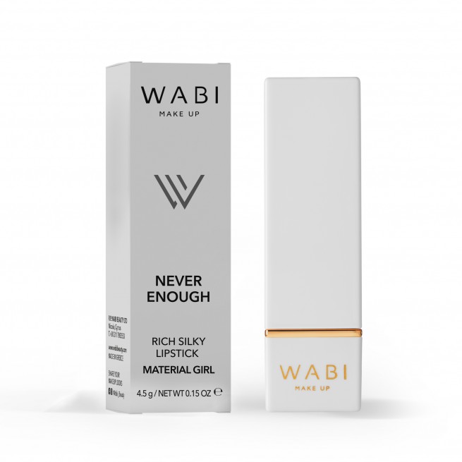 WABI Never Enough Lipstick - Material Girl