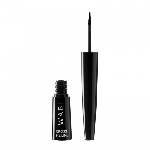 WABI CROSS THE LINE LIQUID EYELINER BLACK 01