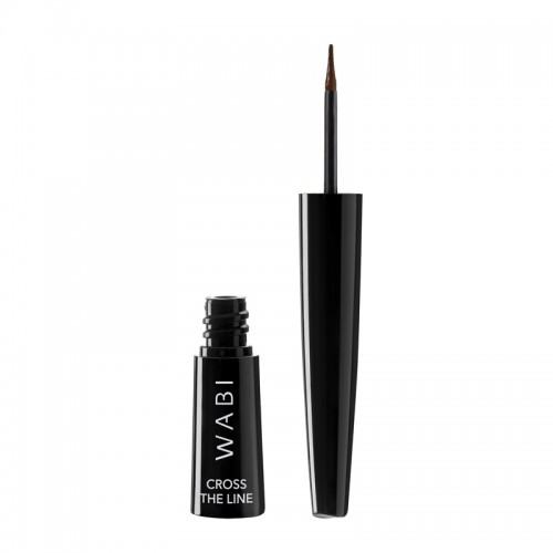 WABI CROSS THE LINE LIQUID EYELINER BROWN 02